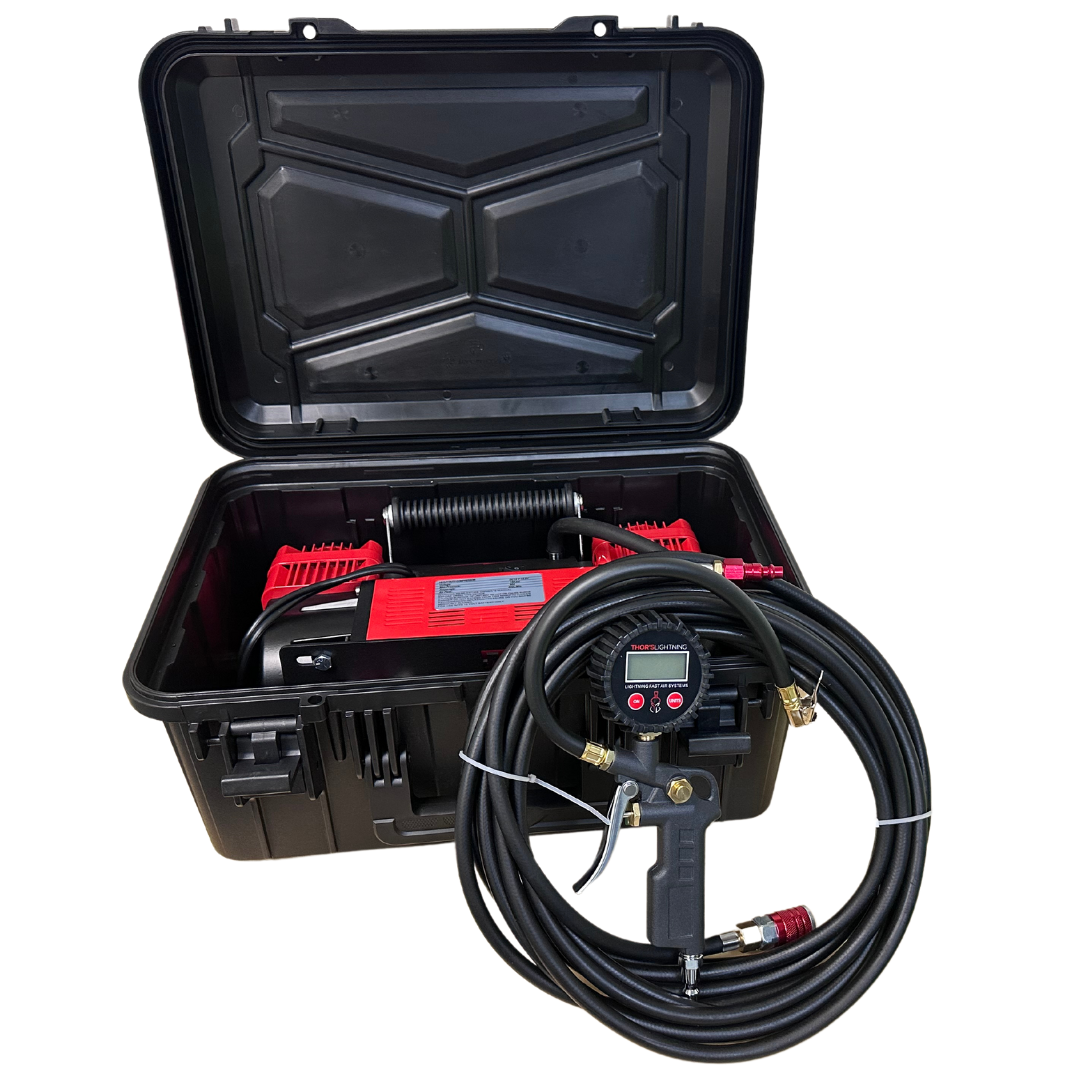 Thor's Lightning Portable AirVault2 12v Dual Air Compressor 10.6 CFM Thor's Lightning Portable AirVault2 12v Dual Air Compressor 10.6 CFM